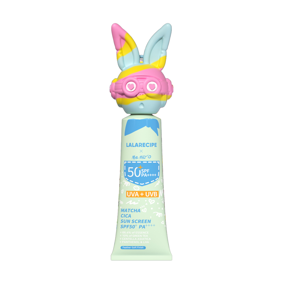 Сонцезахисний крем для обличчя Lalarecipe Matcha Cica Sun Cream з центеллою та матчею SPF 50+ PA++++, 50 мл